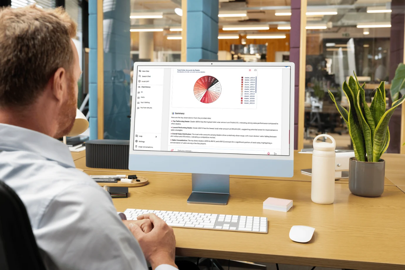 Spare parts head using Intelli GPT for spare parts planning.