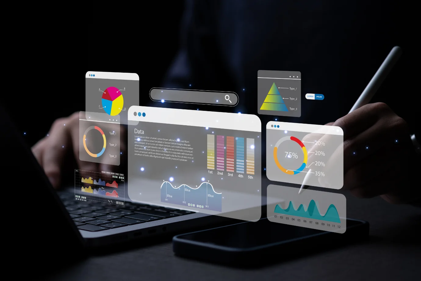 Aftermarket AI dashboard tracking MTTR, forecast accuracy, and inventory savings