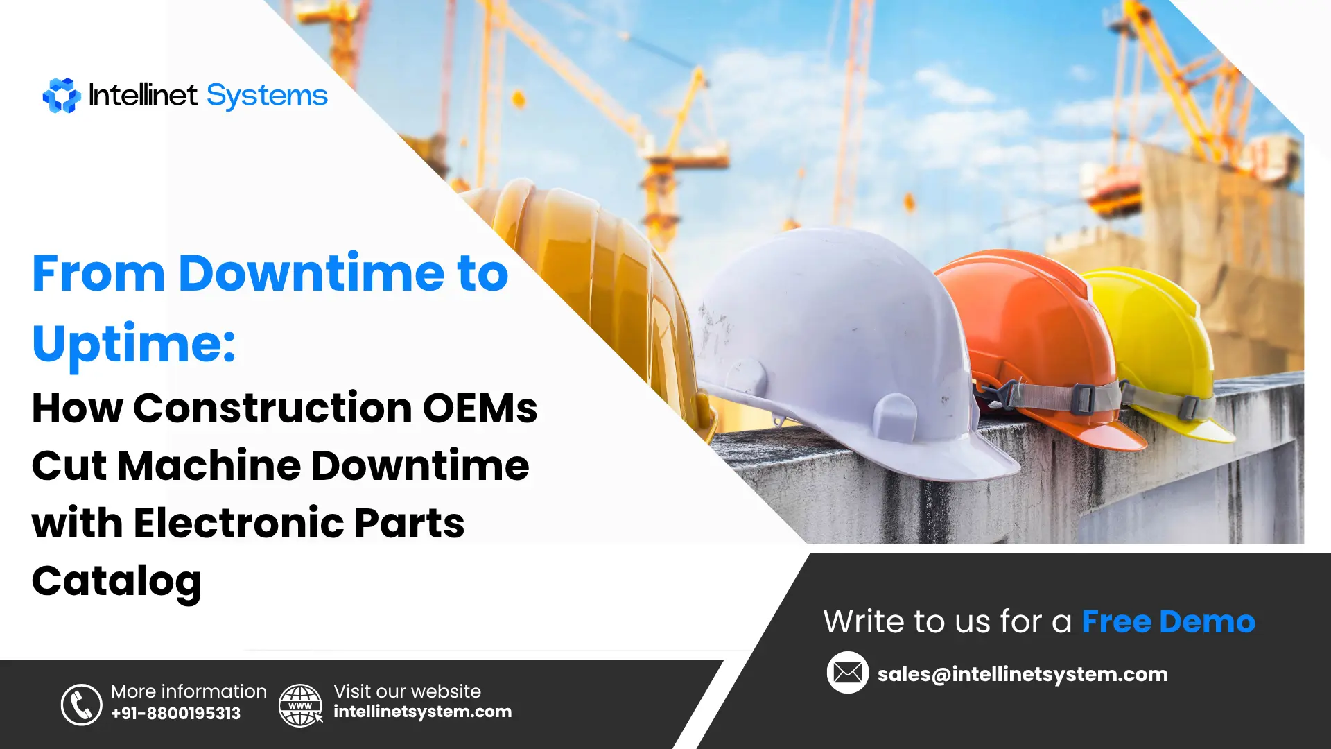 Construction equipment downtime reduced using electronic parts catalog software