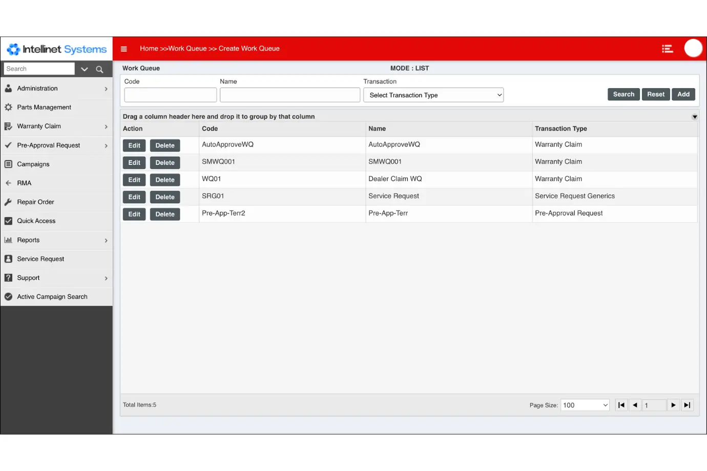 Automated warranty claim routing workflow for OEMs using Intelli Warranty