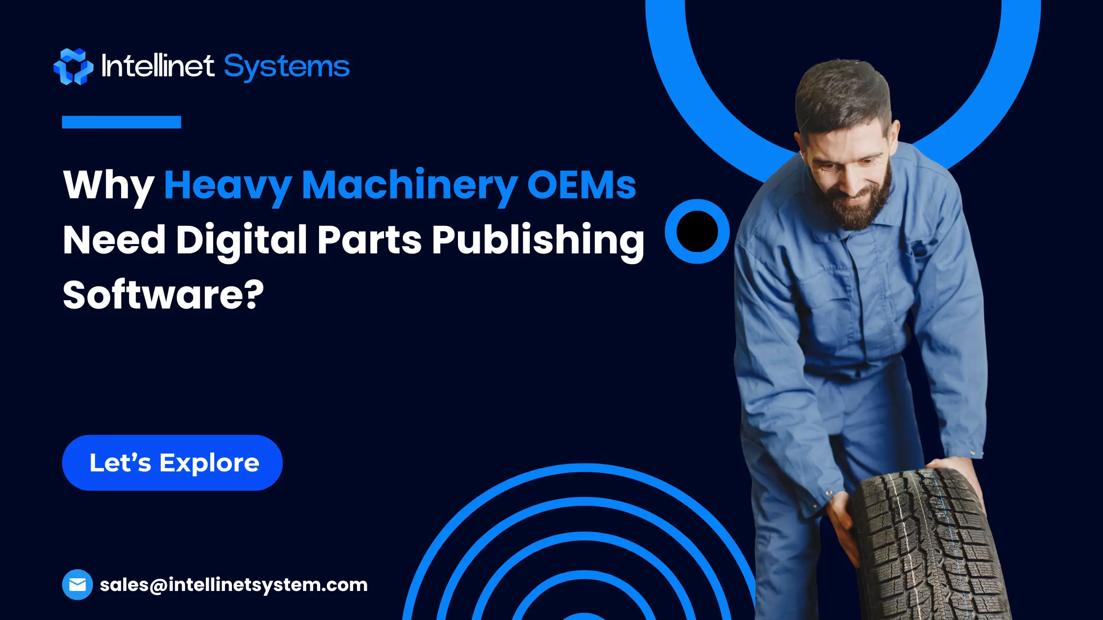 Heavy equipment management with digital parts publishing software