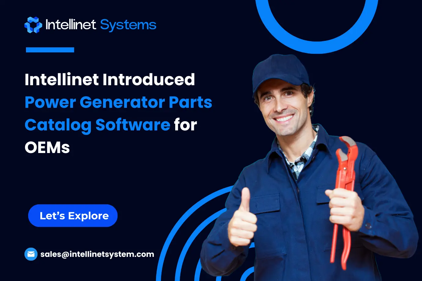 Power generator parts catalog software with AI-powered parts identification