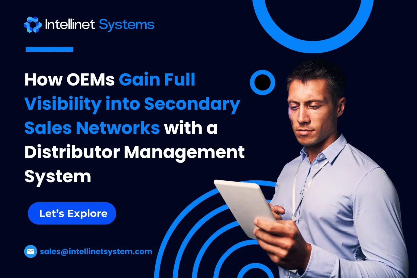 OEM secondary sales network visibility through distributor management system