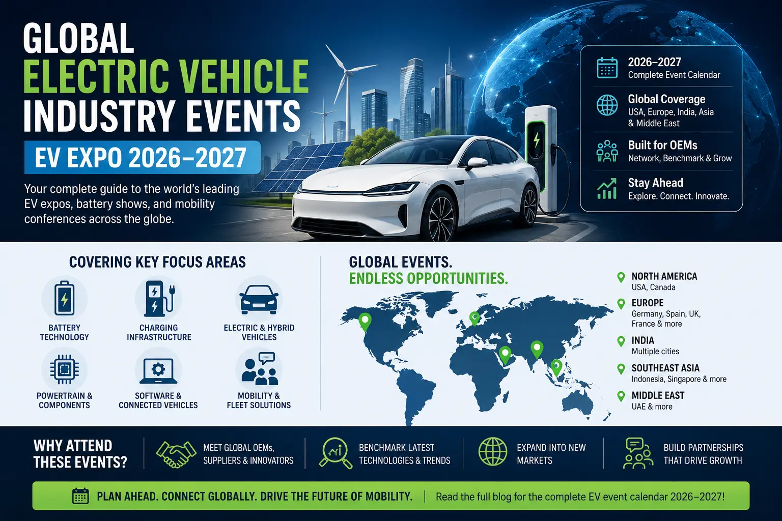 Global electric vehicle industry events guide