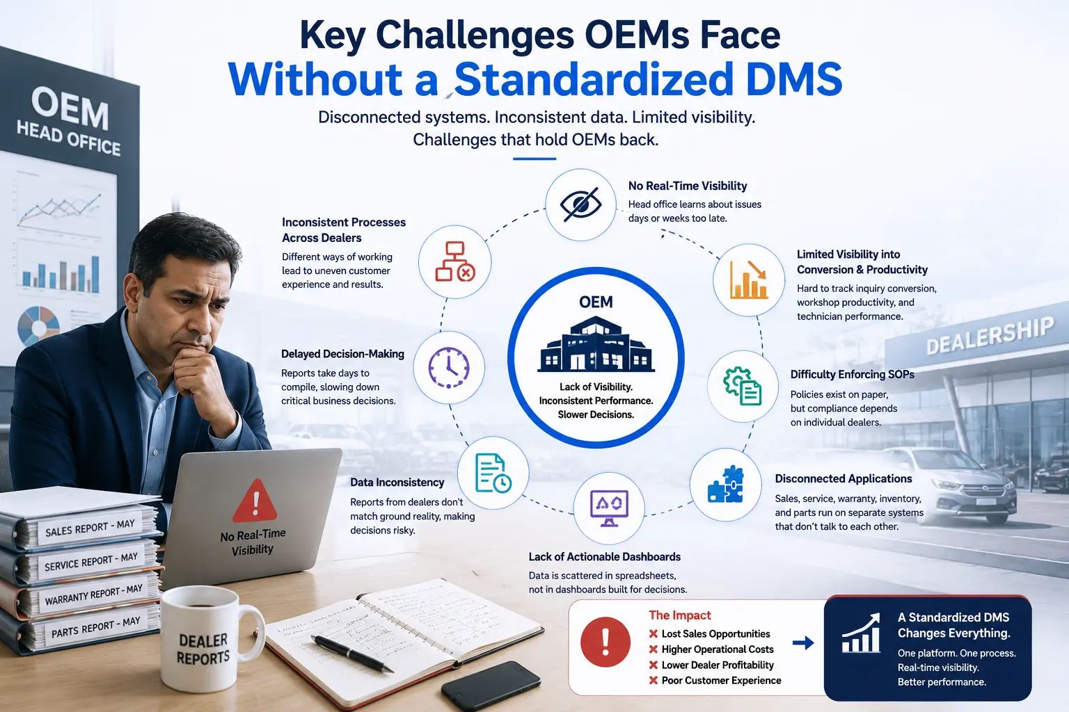 Key Challenges OEMs Face Without a Standardized DMS