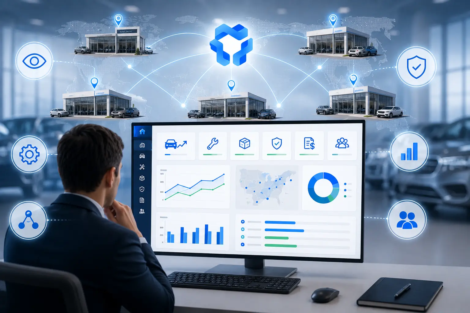OEM gaining real-time visibility across dealer network using Intelli DMS