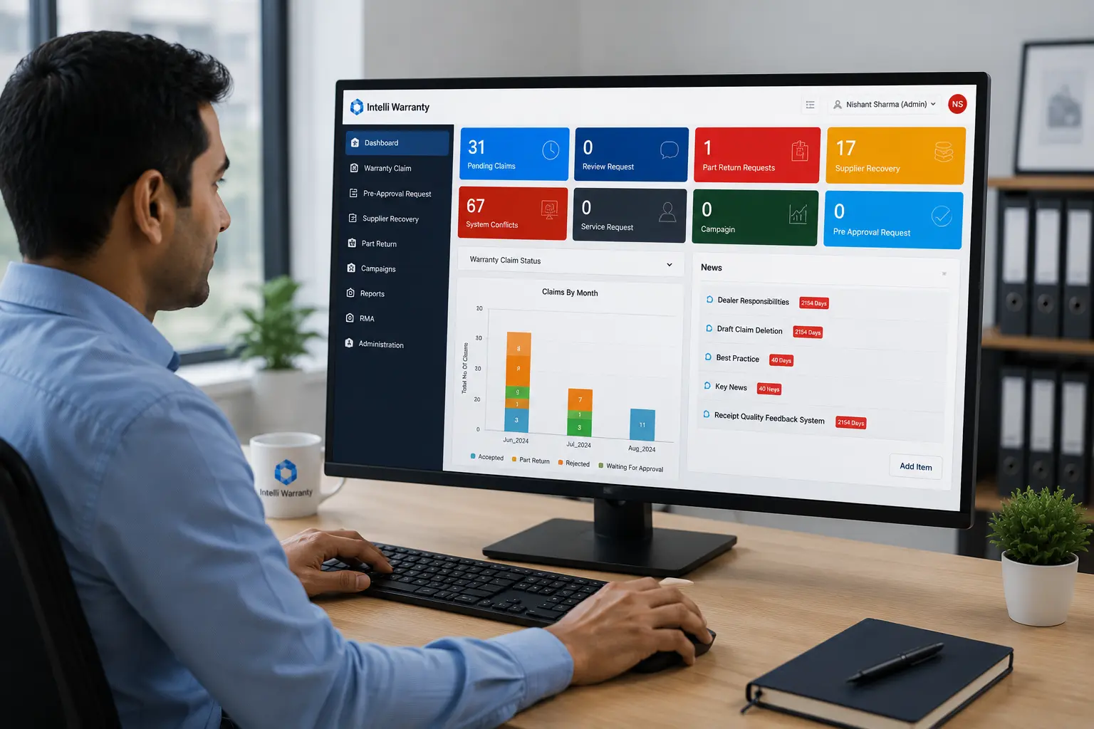 Warranty management software connecting OEMs, dealers, suppliers, and claims in one platform