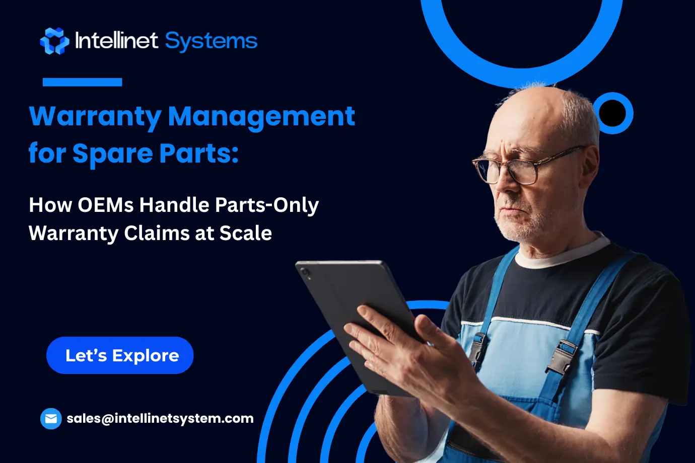 Spare parts warranty management software for OEM