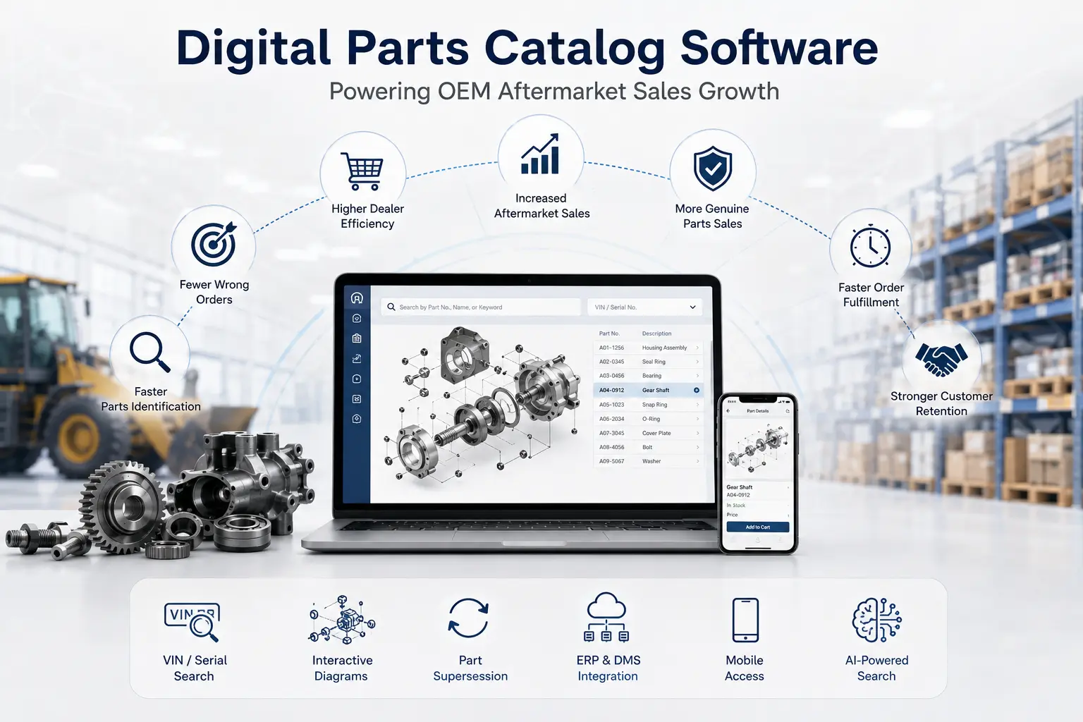 Digital parts catalog improving OEM aftermarket parts sales