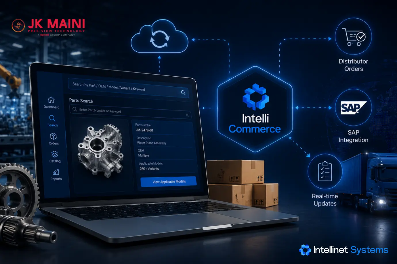 JK Maini aftermarket revenue growth with Intelli Commerce