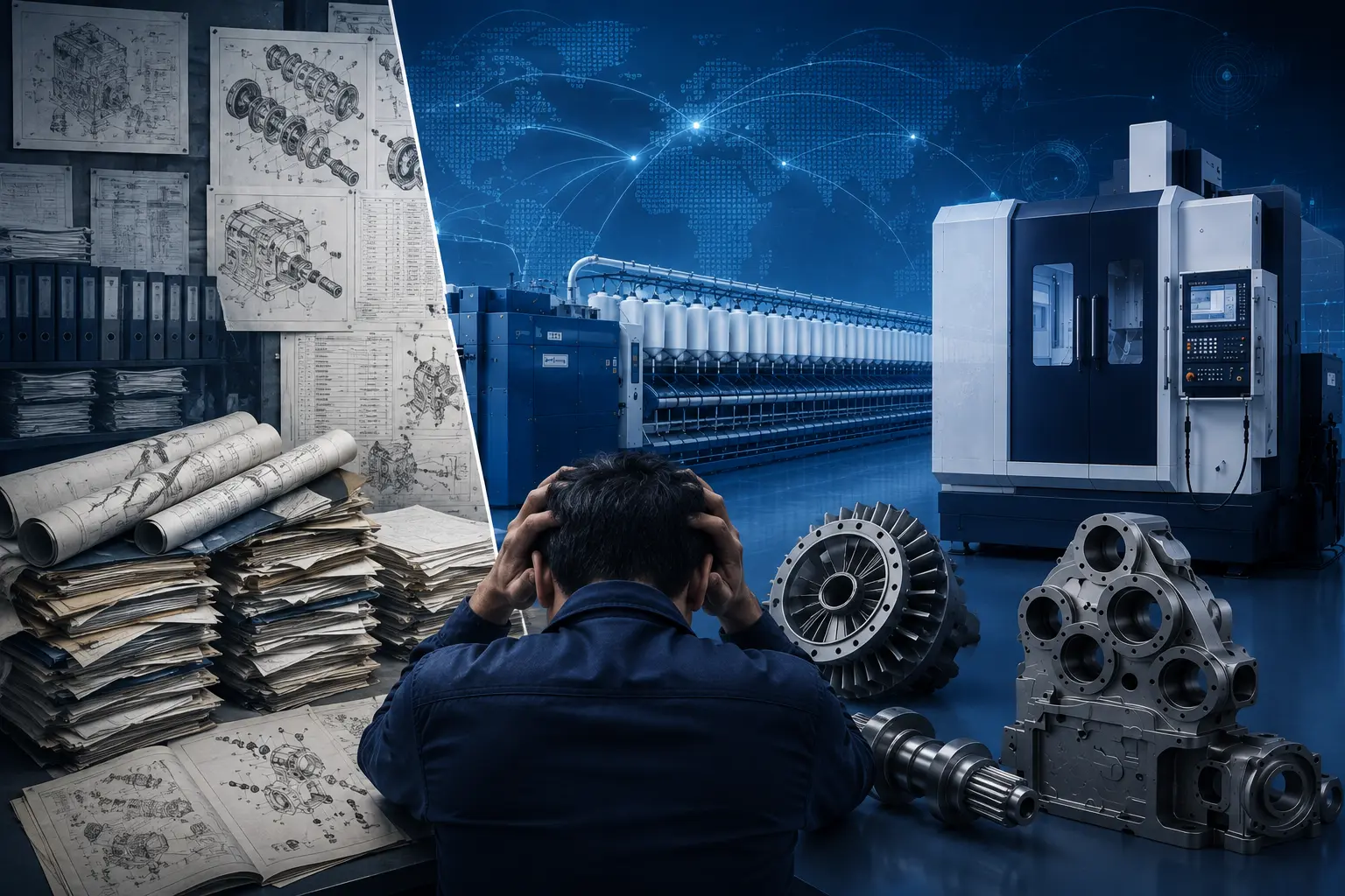 LMW legacy paper catalogs and scanned engineering records