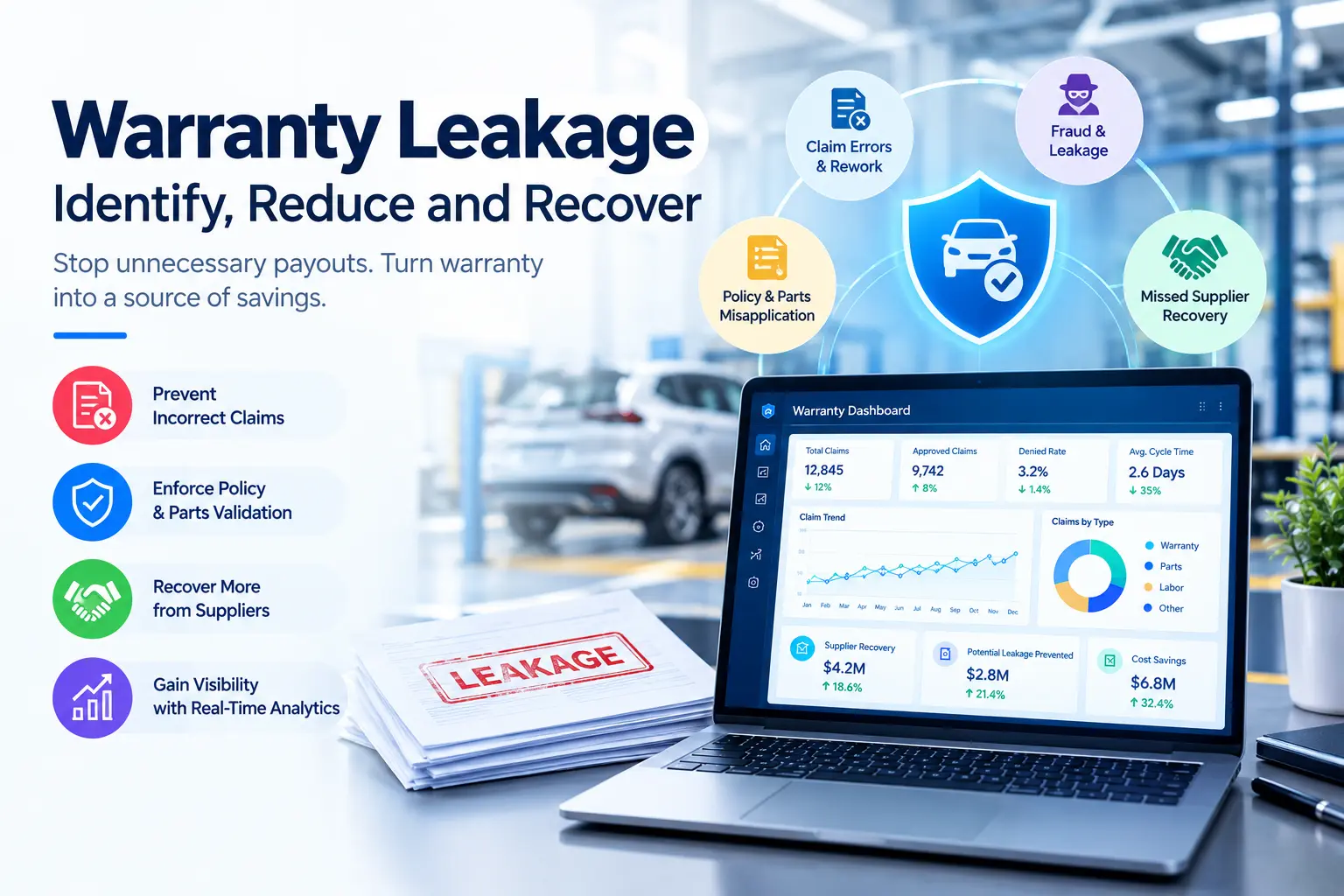 Common causes of warranty leakage in automotive OEM operations