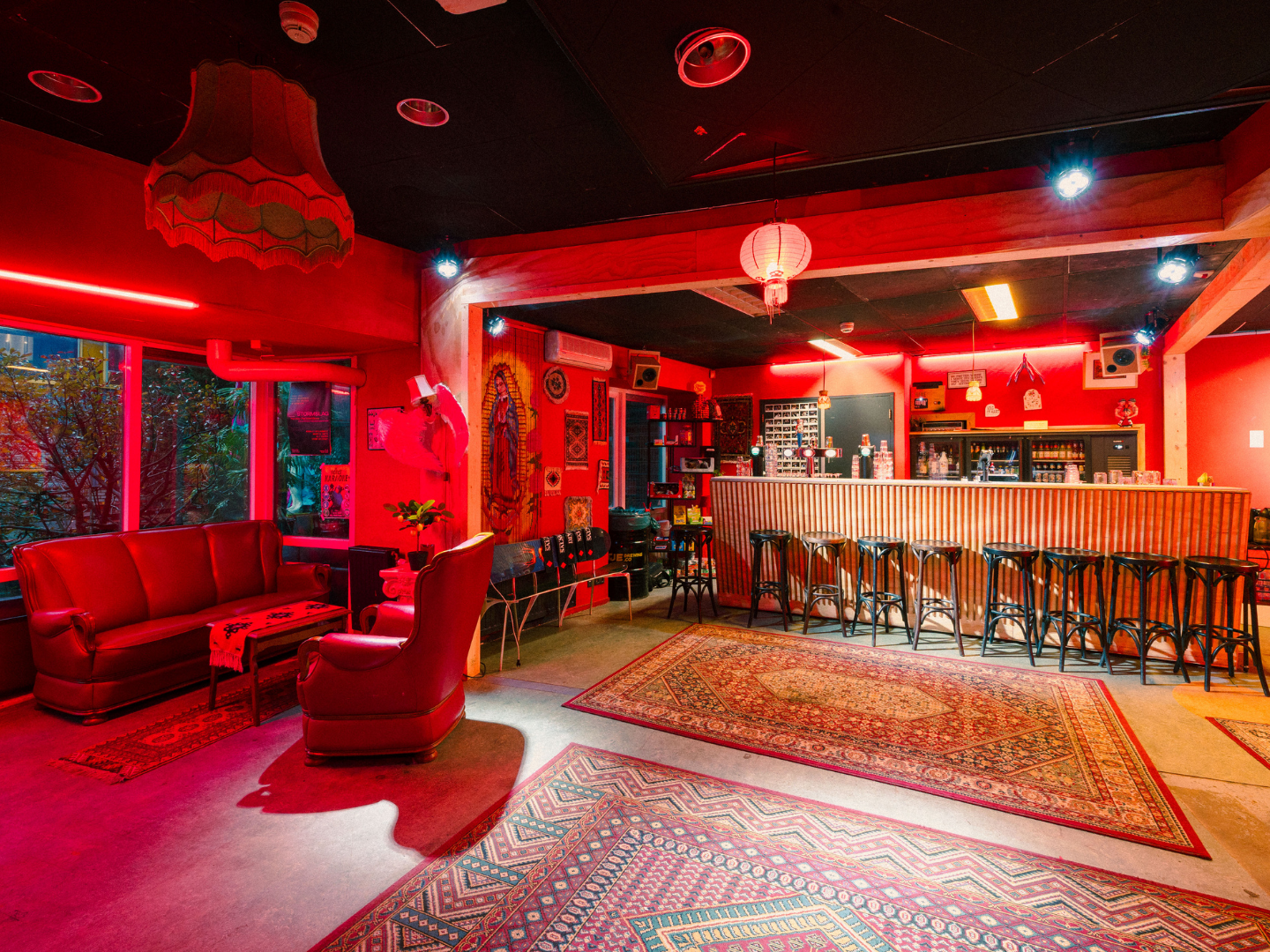 De bar in Teatro van de zijkant