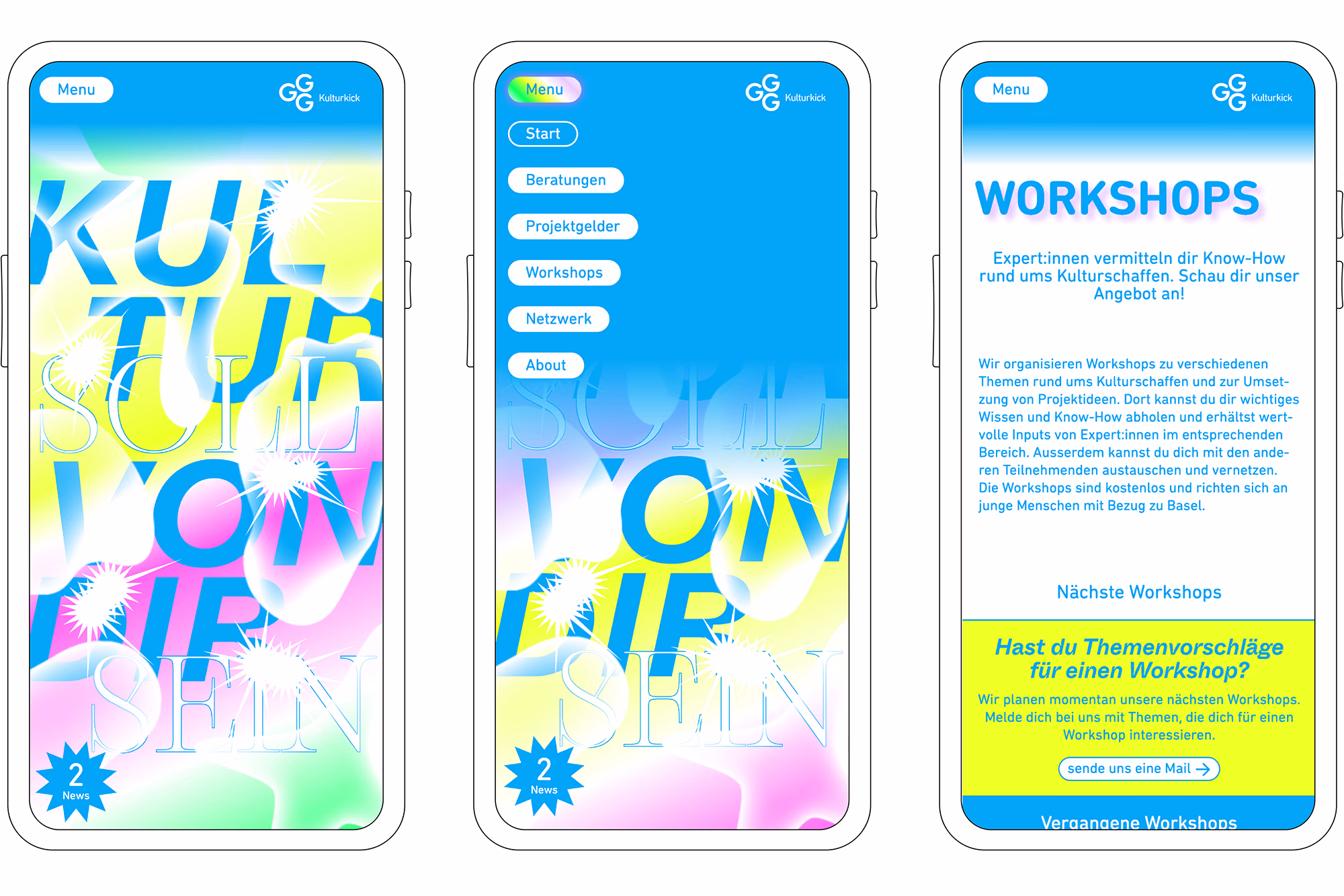 Website Projekte GGG Kulturkick