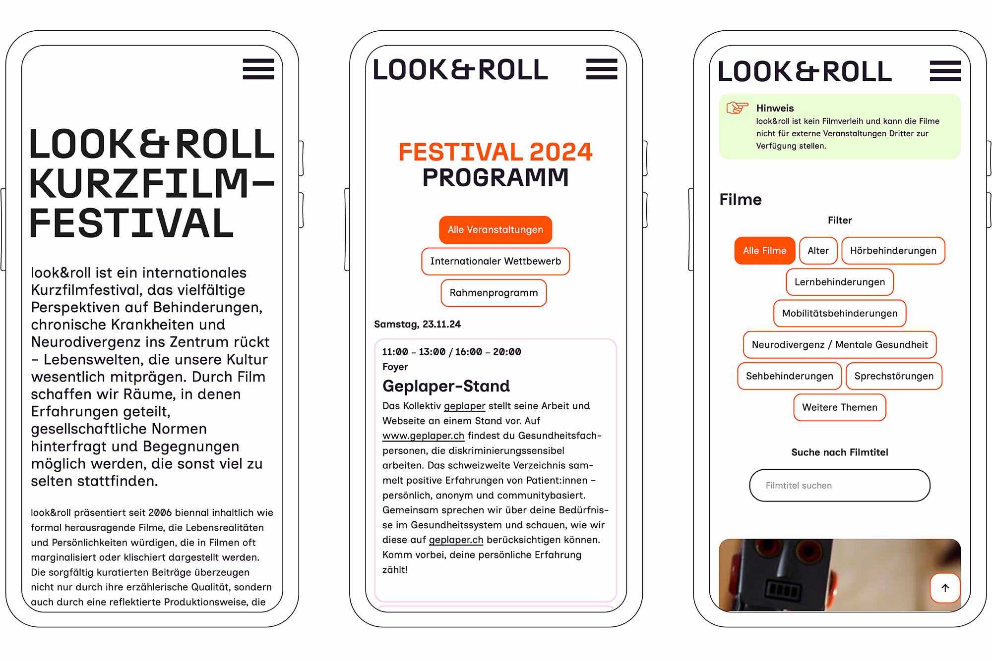 Flyer Vorder- und Rückseite