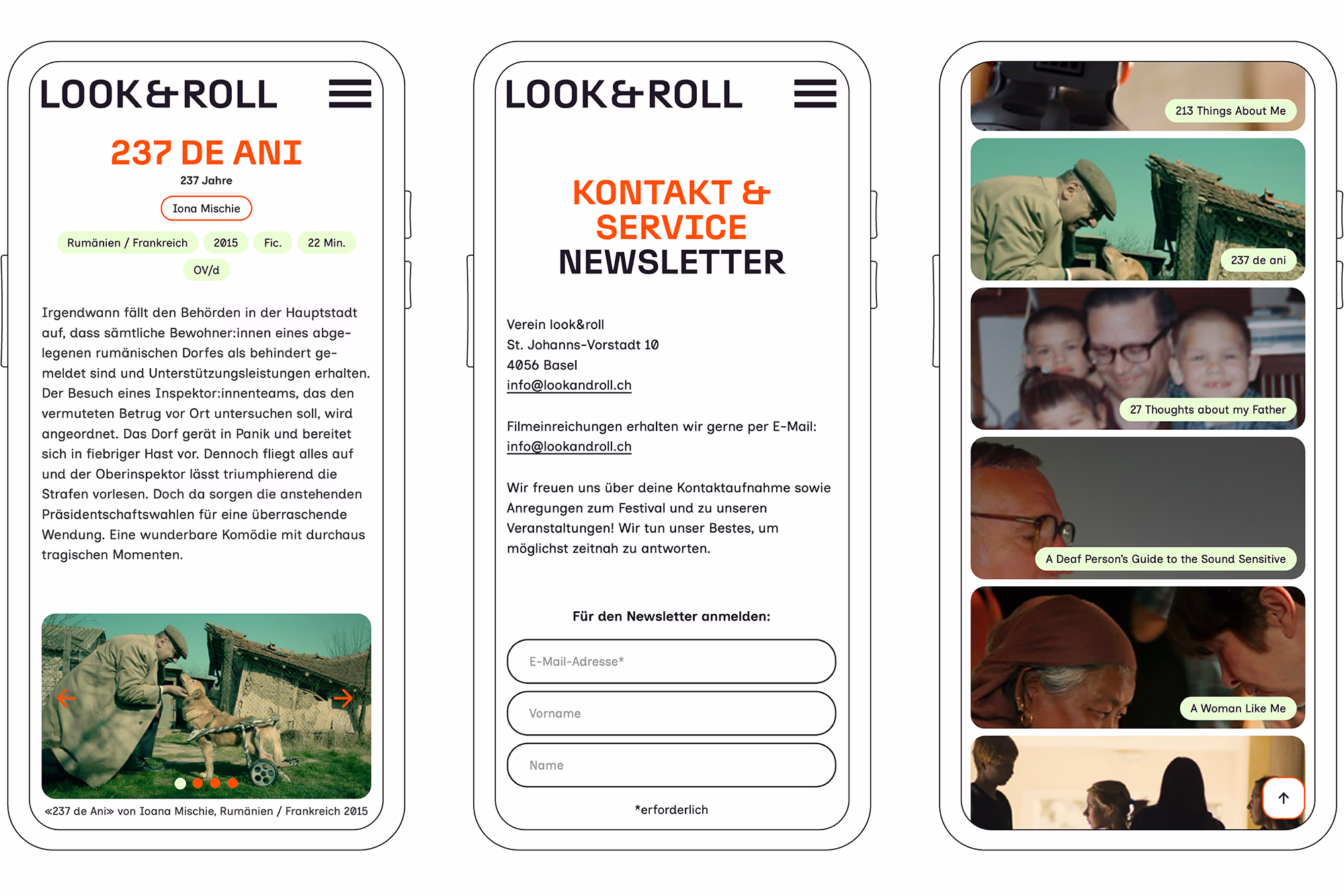 Flyer Vorder- und Rückseite