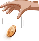penny drop icon