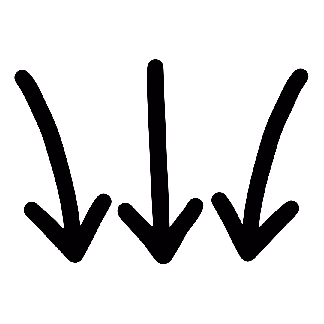 down arrows for video player