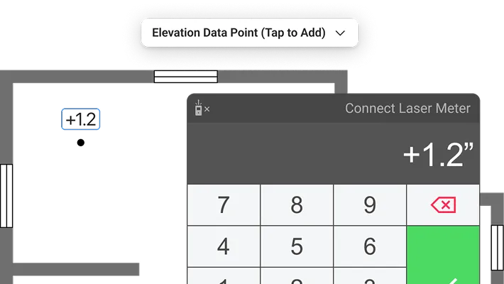 Mobile interface showing 'New Shape' with a black and white geometric shape and Cancel, Create buttons.