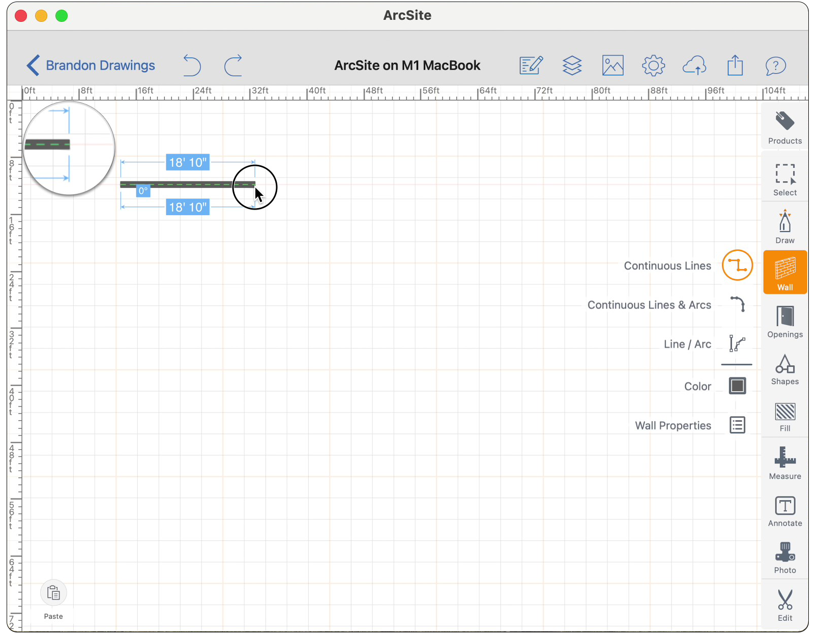 starting to draw_ArcSite on MacBook