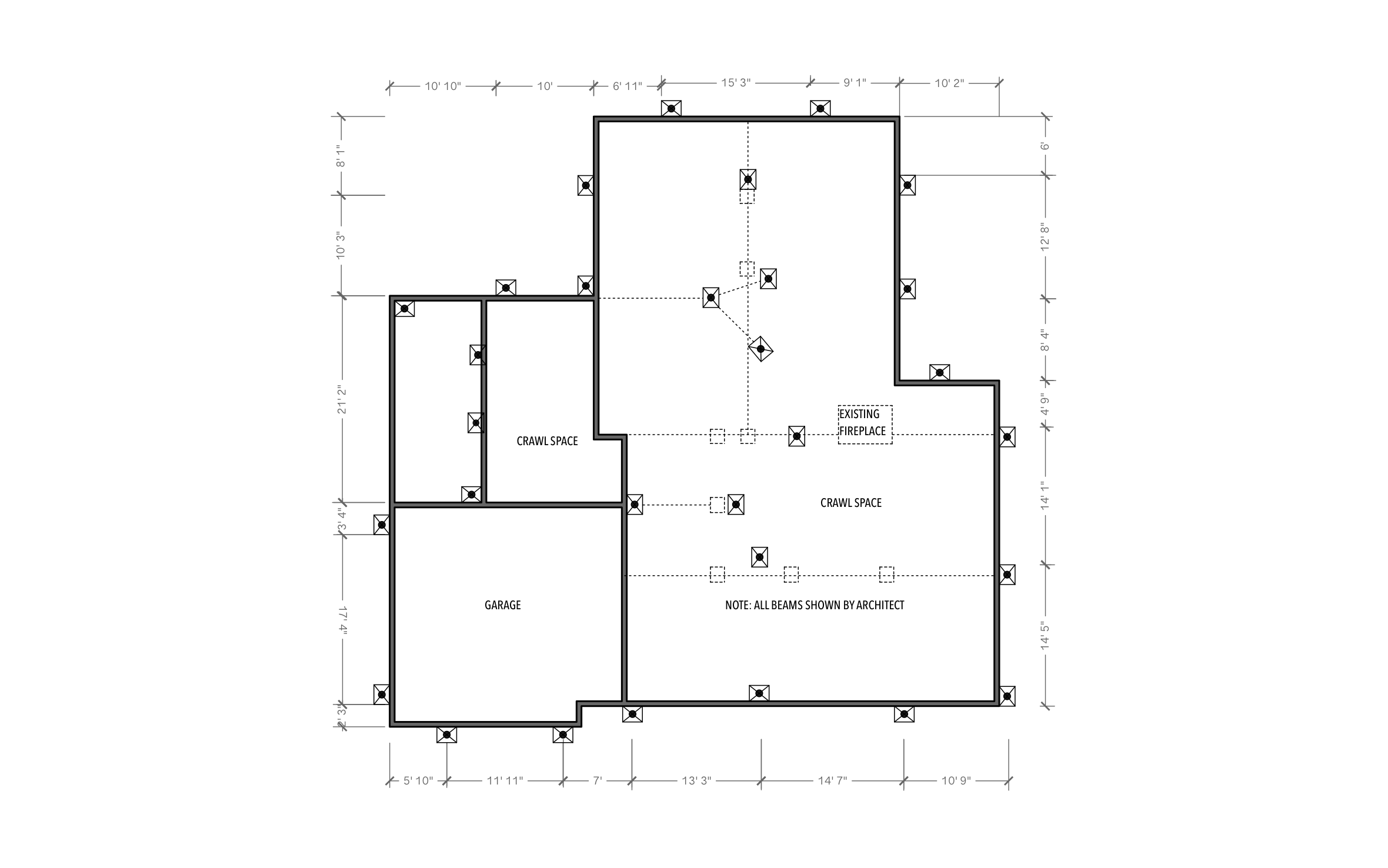 Push Pier Foundation Repair Shop Drawing