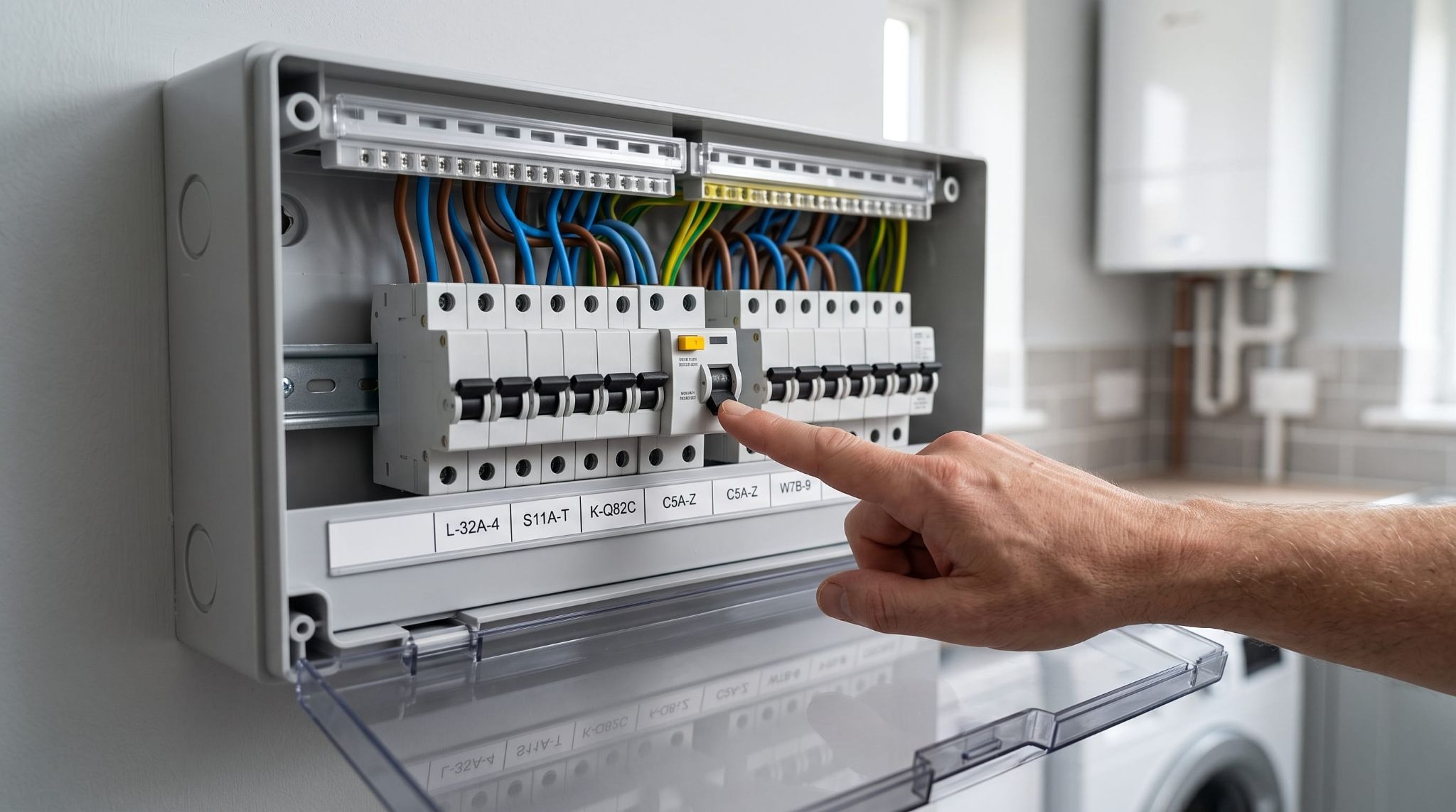 RCD protection on a fuse board required for a compliant electric shower circuit