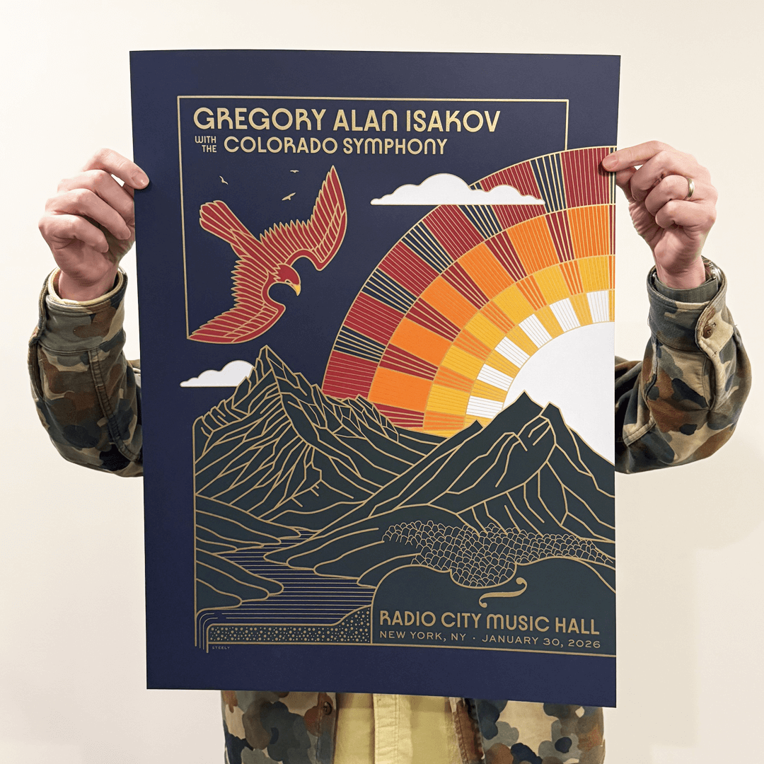 Gregory Alan Isakov - 1/30/26 Radio City Music Hall - Regular print 