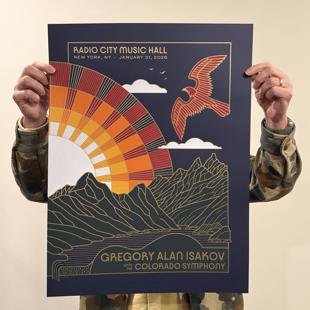 Gregory Alan Isakov - 1/31/26 Radio City Music Hall - Regular print 