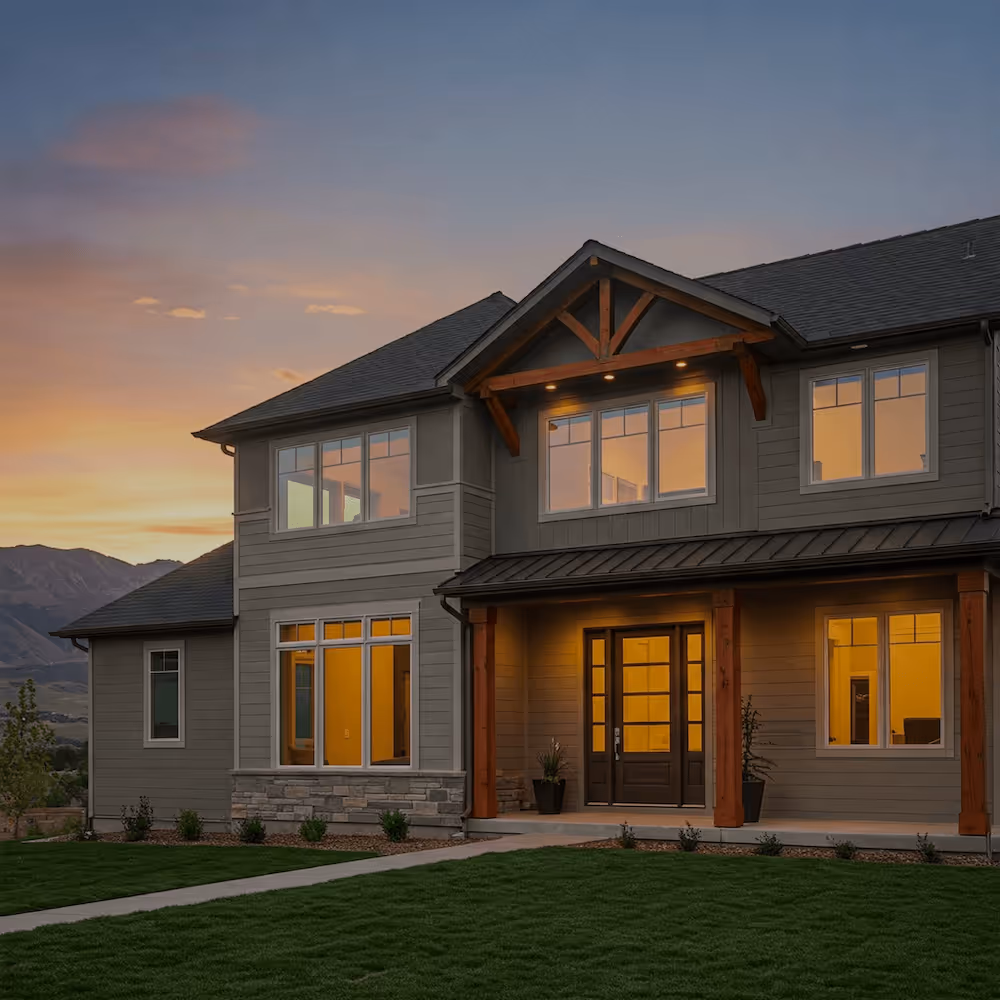 A house in pleasant grove utah with energy efficient windows