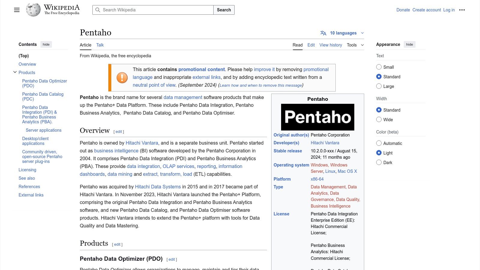 Pentaho