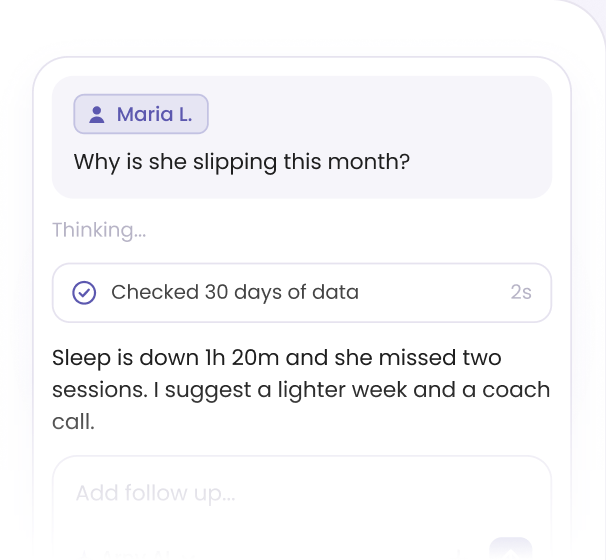 Arny AI coach summary