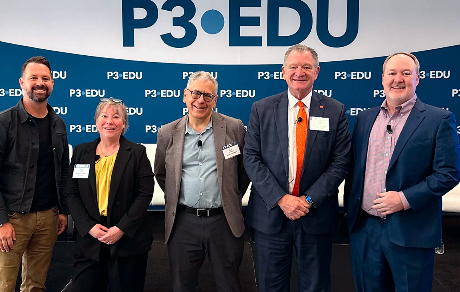 Panelists at the P3 EDU conference in Atlanta discuss career-connected learning and higher education partnerships.