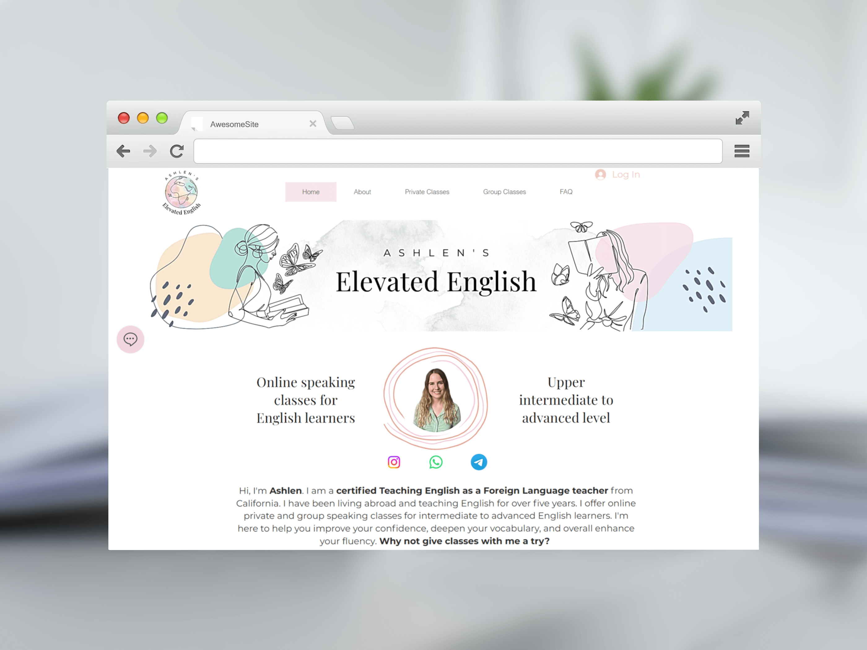 Ashlen's elevated english