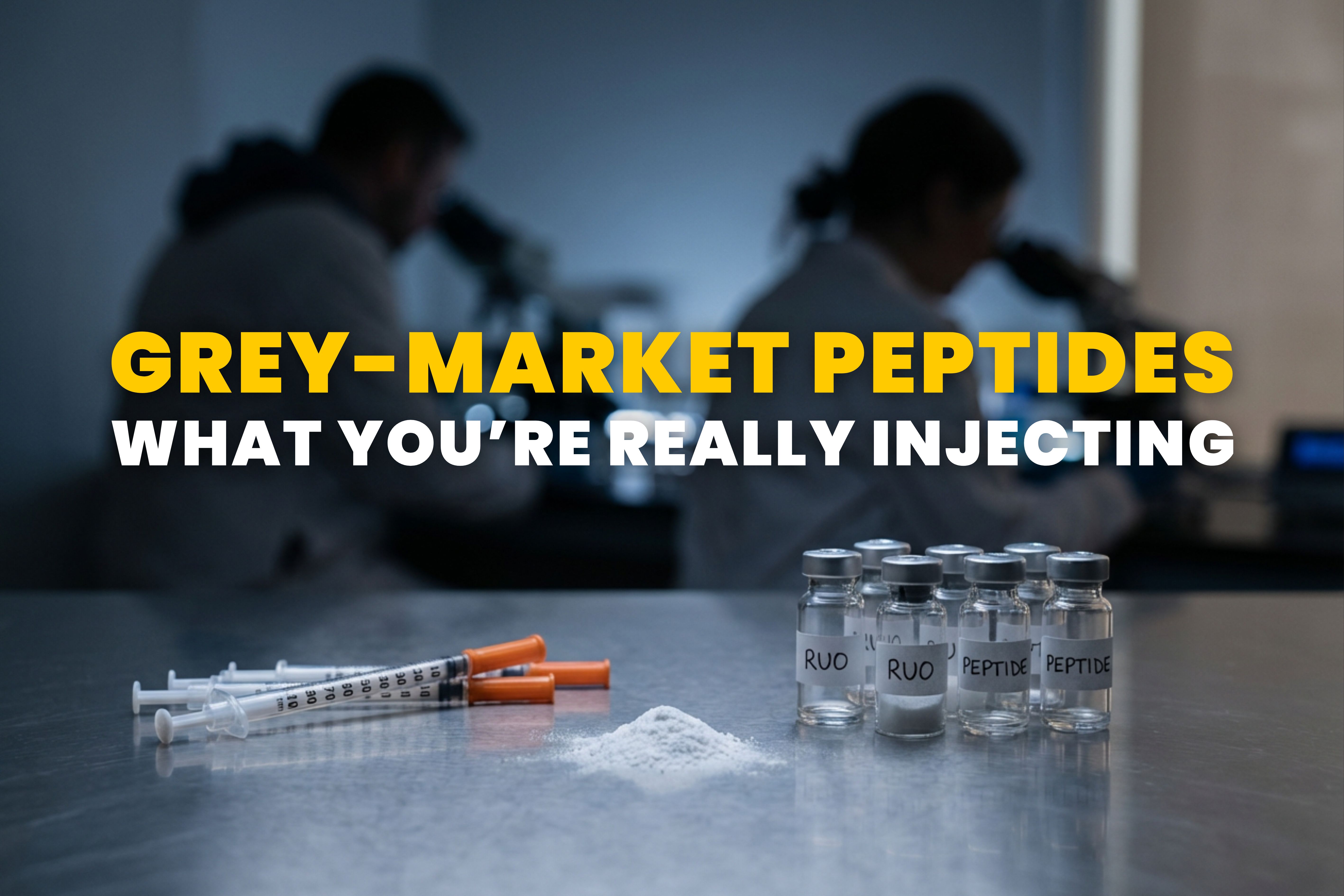 99% Pure ≠ Safe: What Grey Market Peptide Labels Actually Mean
