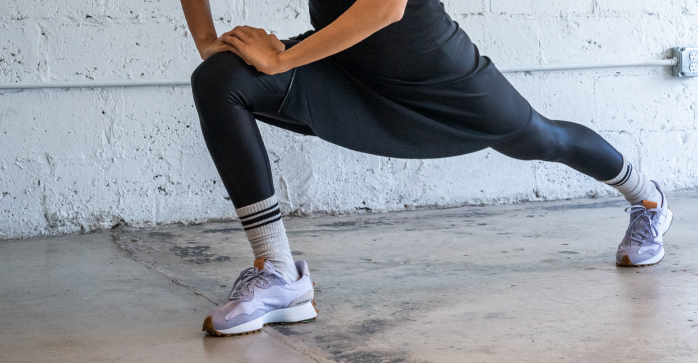 women wearing anevis preparing to run a maathon