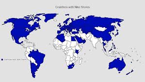 All countries with Nike Stores 👟⚽🏀. . Which is your favourite clothing  brand?🤔. #shops_maps_world . Source:Nike.com. . Follow my partners from  the Mappers League: @anything_maps ,@greek.maps , @theasiancartophile ,  @geographygrz , @all_geography , @
