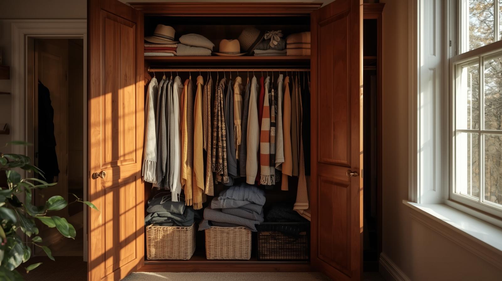 Fall Wardrobe Switch,  Wash Scarves and  Hats!