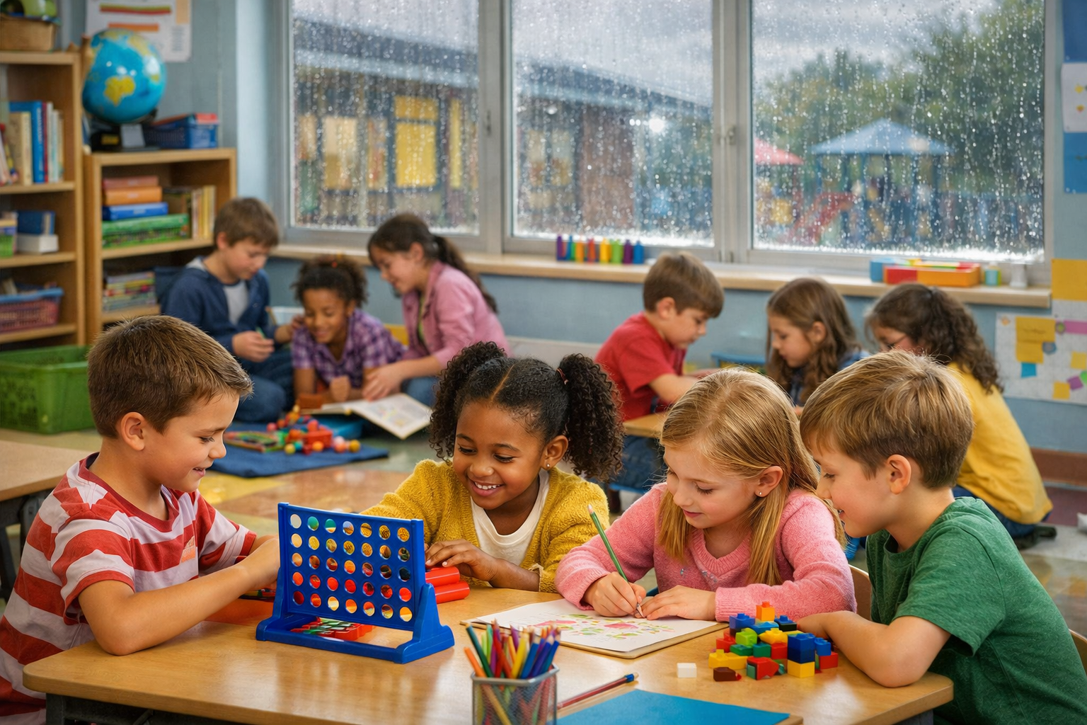 Rainy Day Blues: Why Indoor Recess Spreads Lice in Schools