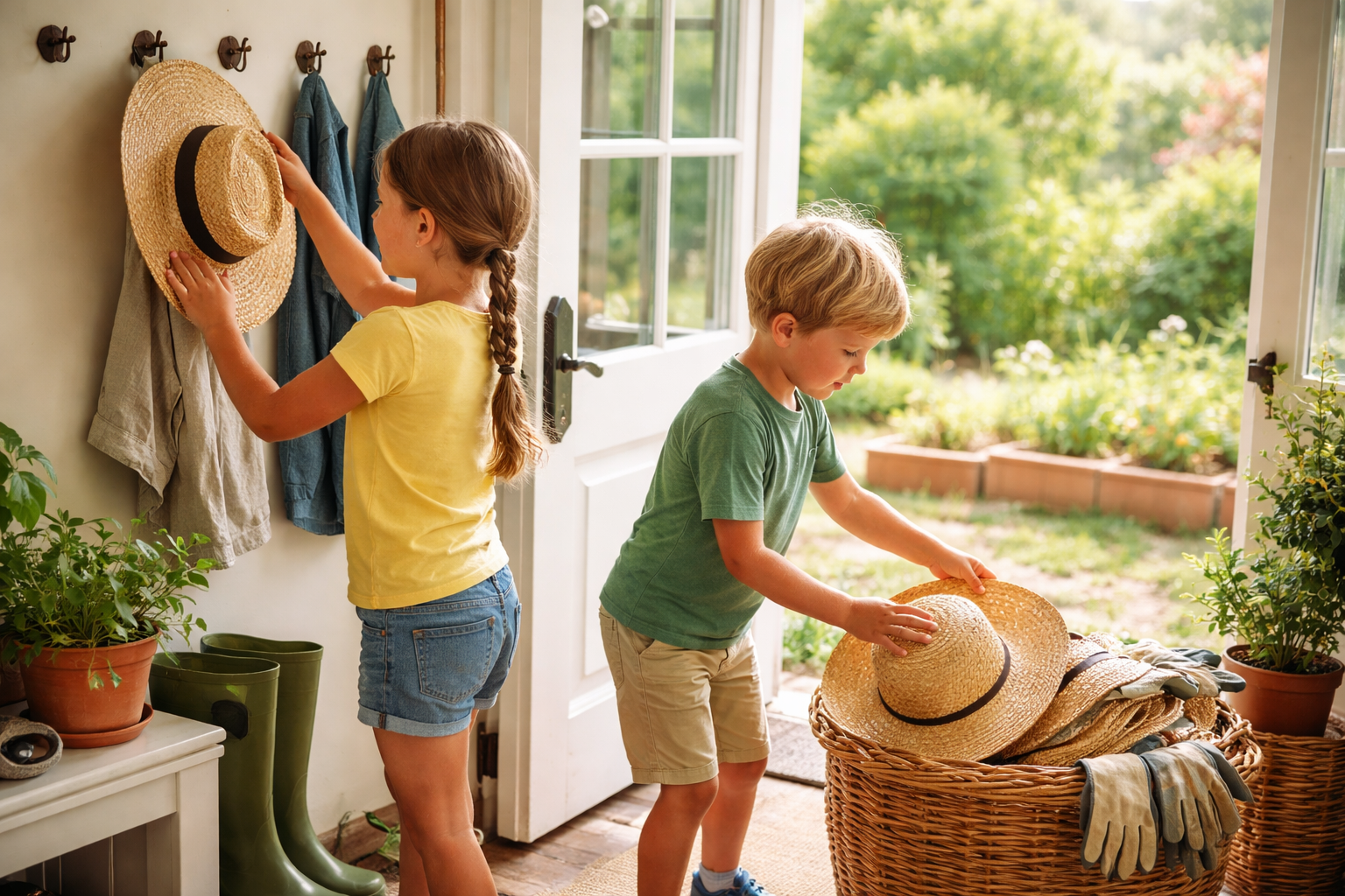 Gardening Season Increases the Chances of Shared Hats