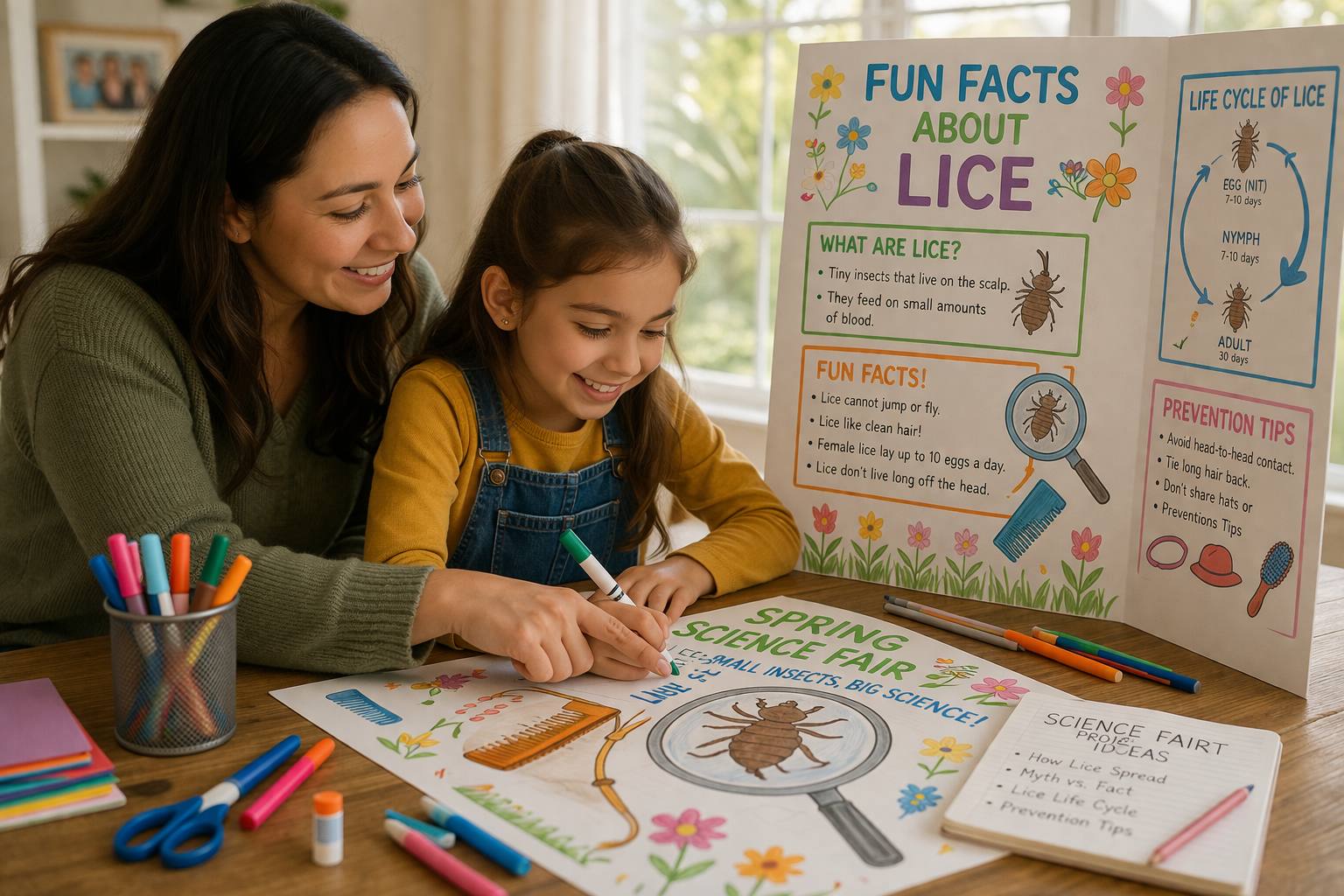Spring Science Fair: Fun Facts About Lice for Kids
