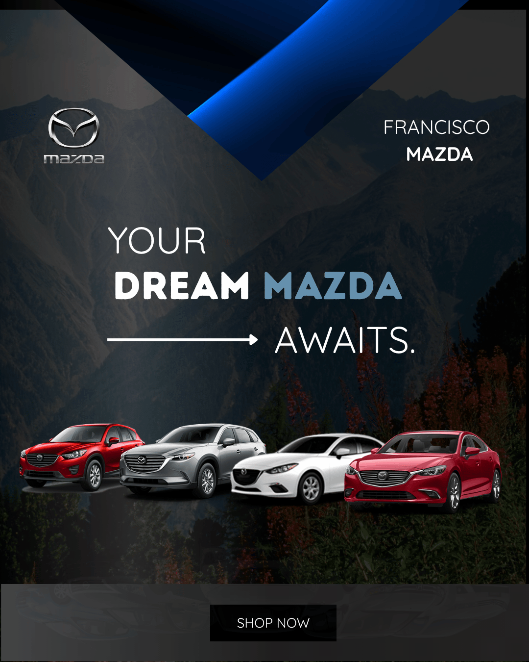 Ad for a Mazda Dealership