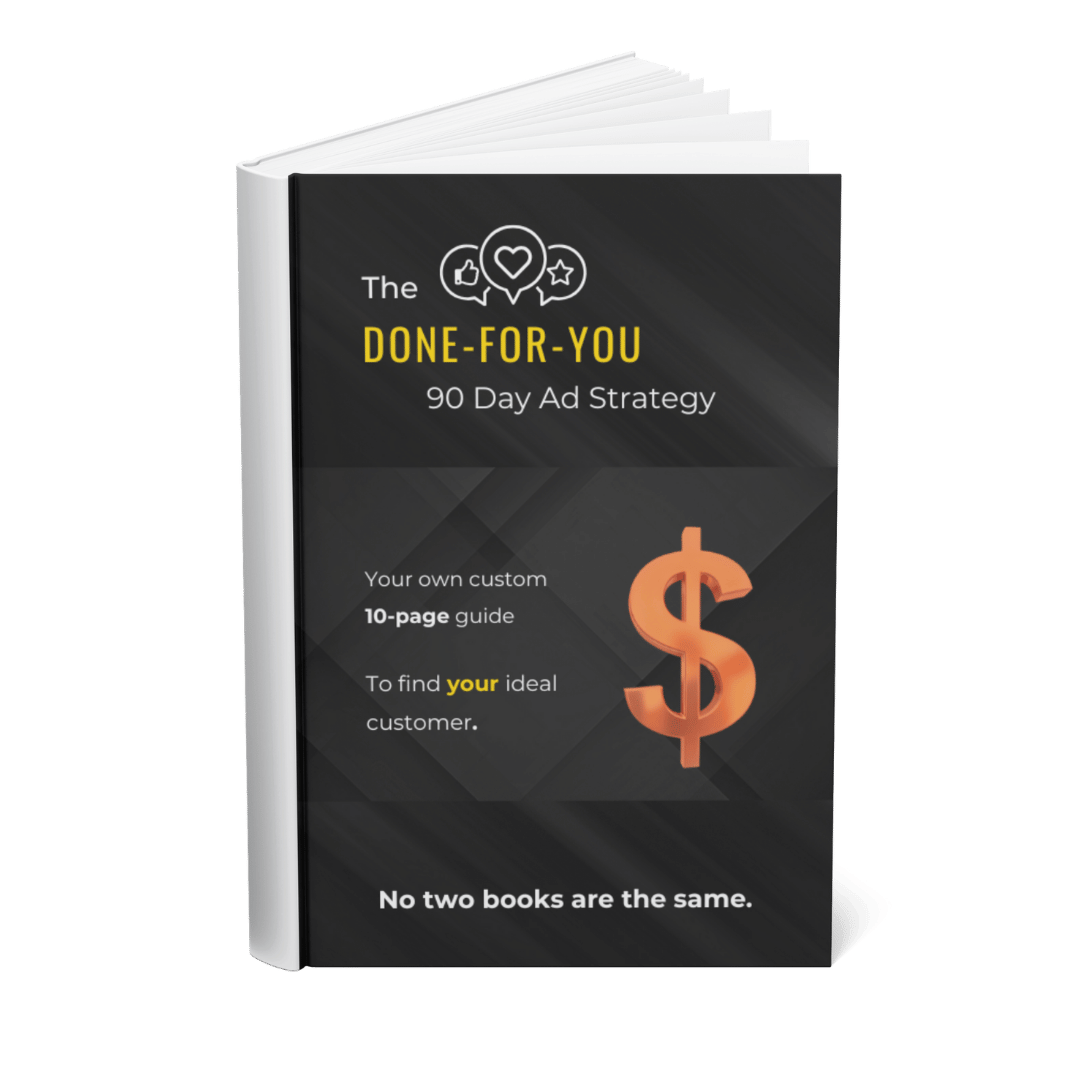 A graphic of a brochure, for marketing