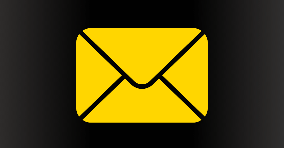A picture of an envelope