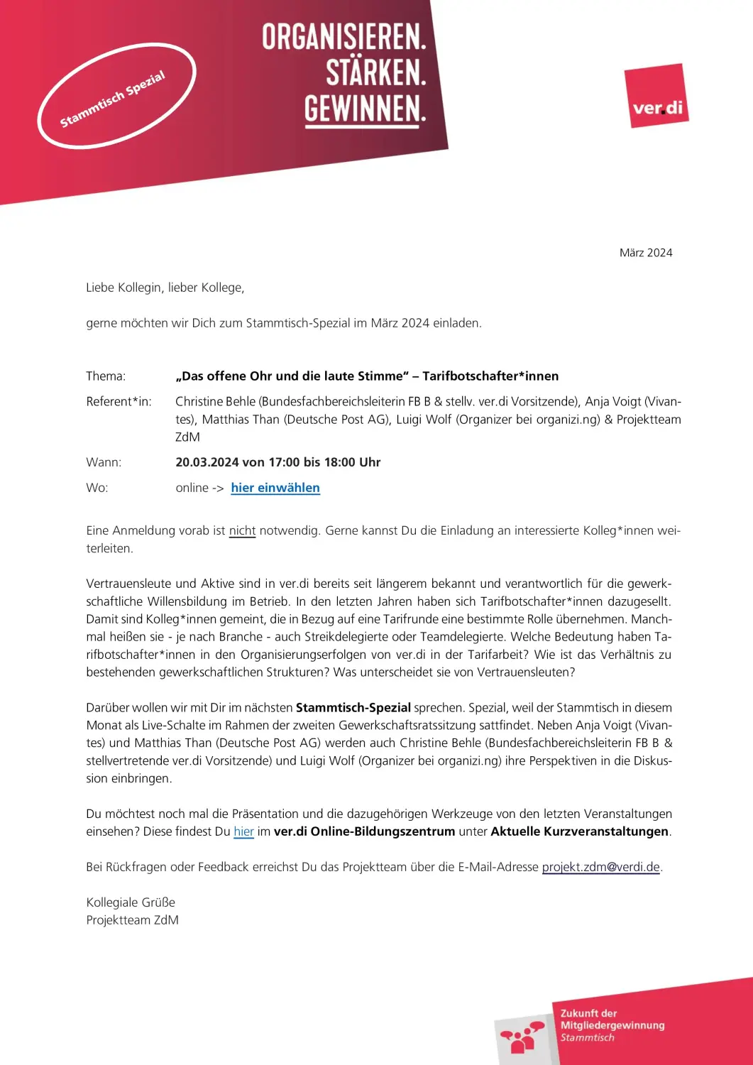 Neuigkeiten Holger Honings