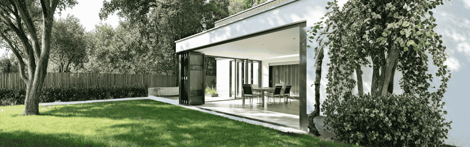 Baie accordéon aluminium : ouverture maximale pour votre maison