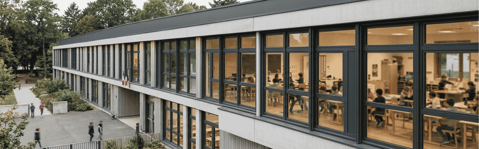 Menuiserie aluminium pour établissement scolaire ERP type R : le guide complet