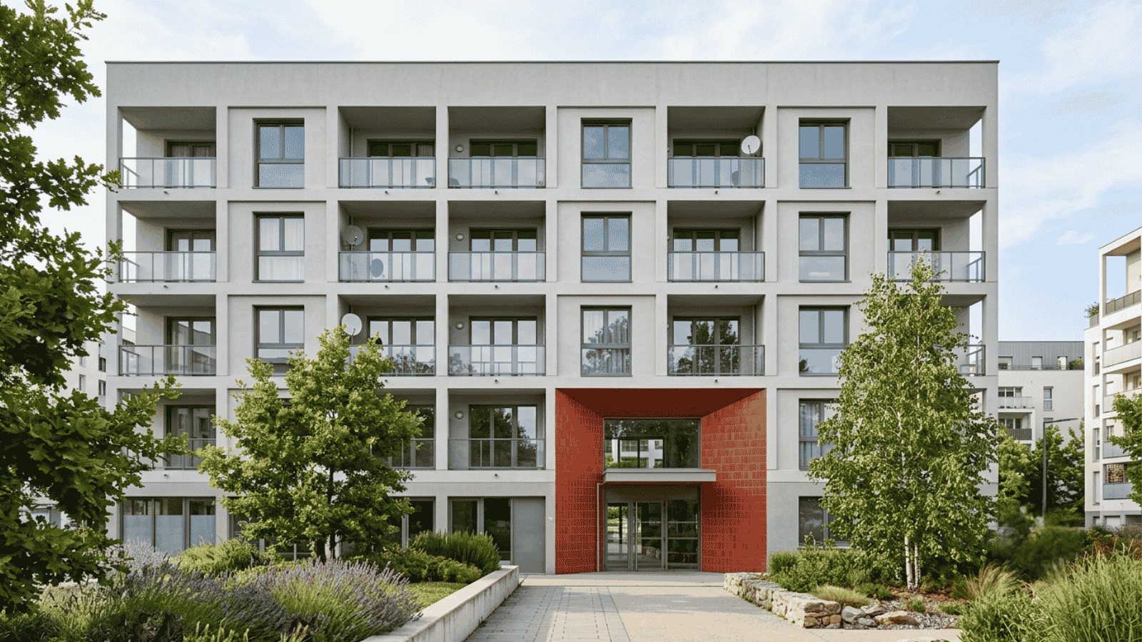 Menuiserie aluminium pour logement collectif et bailleur social