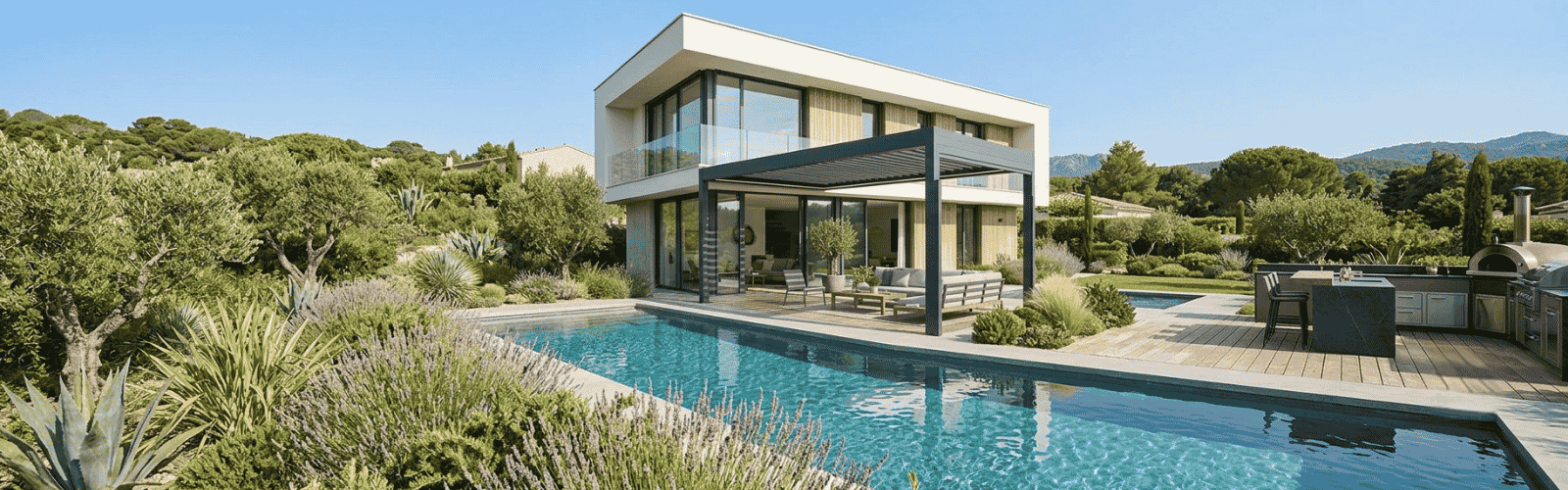 Pergola bioclimatique aluminium
