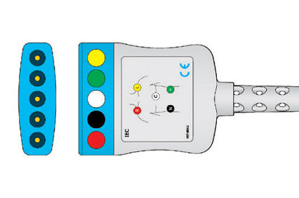 CAS Med Compatible 750 ECG Trunk Cable