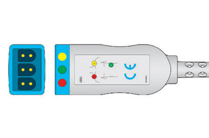 Siemens Draeger Compatible ECG Trunk Cable